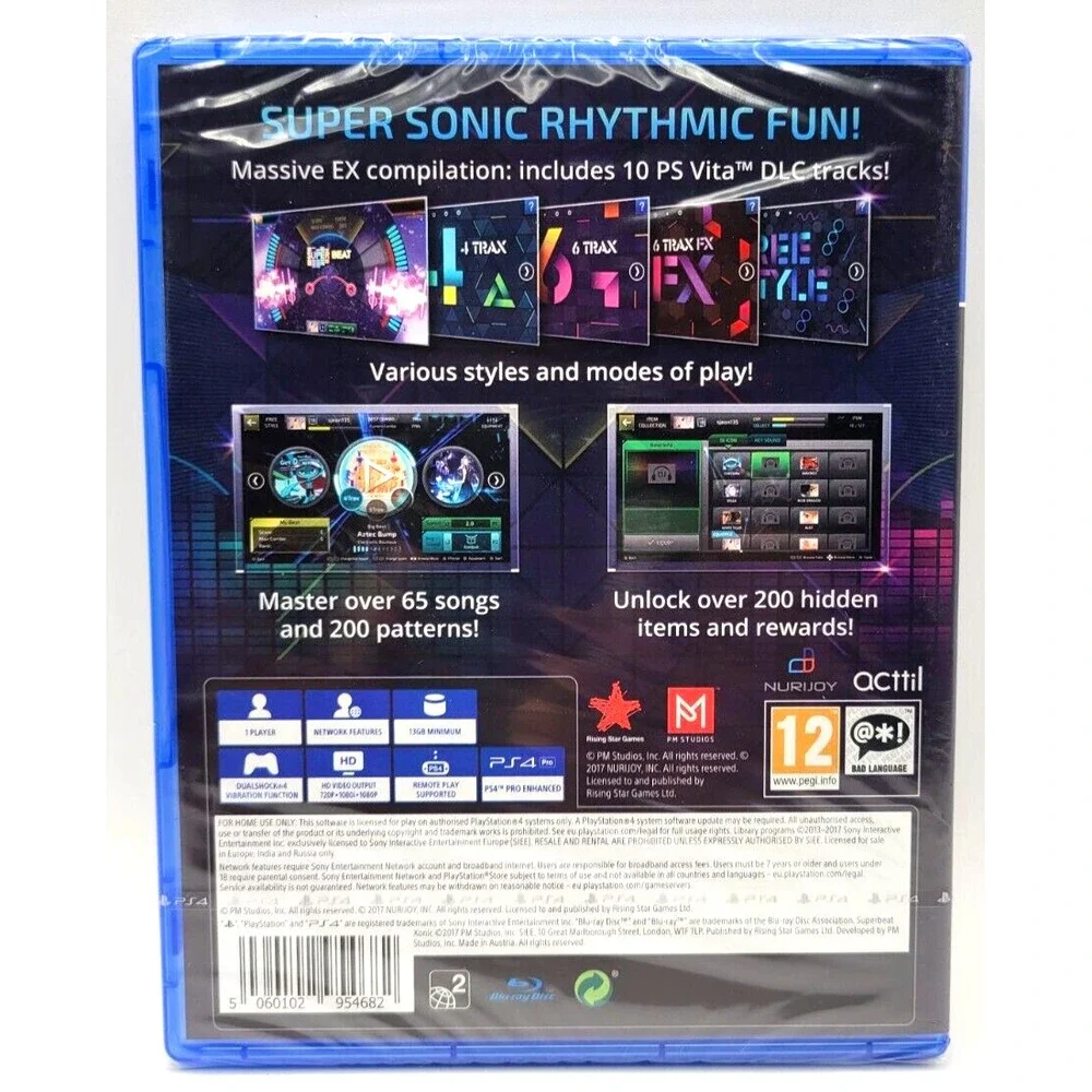 Superbeat: XONiC EX Sony PlayStation 4 PS4‎ Brand New Factory Sealed!